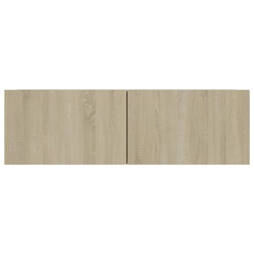 vidaXL Έπιπλα Τηλεόρασης 4 τεμ. Sonoma Δρυς 100x30x30cm Επεξ. Ξύλο