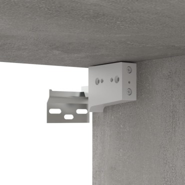 vidaXL Έπιπλα Τηλεόρασης 4 τεμ. Γκρι Σκυρ. 80x30x30cm από Επεξ. Ξύλο