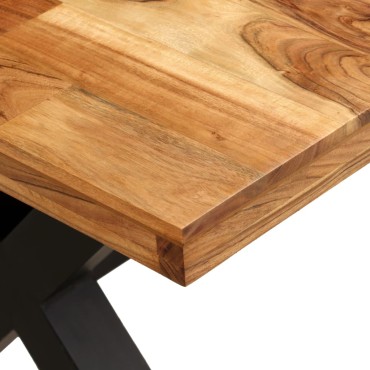 vidaXL Τραπεζαρία 180x90x76cm από Μασίφ Ξύλο Ακακίας και Μάνγκο 1 τεμ.