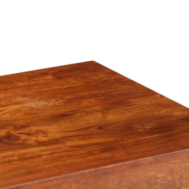 vidaXL Γραφείο 110x50x76cm Μασίφ Ξύλο Ακακίας/Μελί Φινίρισμα 1 τεμ.
