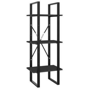 vidaXL Βιβλιοθήκη με 5 Ράφια Γκρι 40x30x175cm από Επεξ. Ξύλο 1 τεμ.