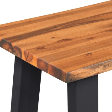 vidaXL Πάγκος από Μασίφ Ξύλο Ακακίας 160x40x45cm 1 τεμ.