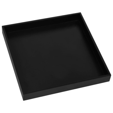 vidaXL Τραπέζι Βοηθητικό Μαύρο / Χρυσό 38x38x38,5cm από MDF 1 τεμ.