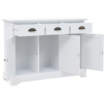 vidaXL Μπουφές με 3 Πόρτες 105x35x77,5cm από MDF και Ξύλο Πεύκου 1 τεμ.