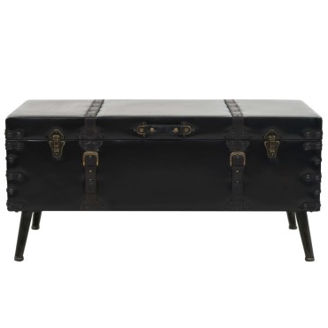 vidaXL Τραπεζάκι Σαλονιού 102x51x48cm από MDF και Ατσάλι 1 τεμ.