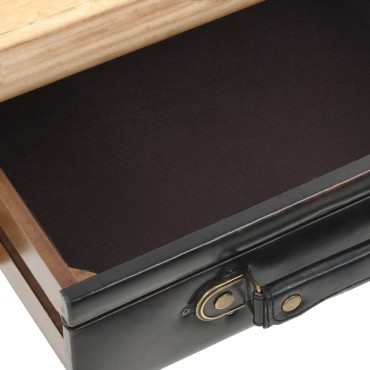 vidaXL Συρταριέρα 80x36x75cm από Μασίφ Ξύλο Ελάτης 1 τεμ.