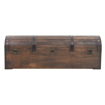 vidaXL Μπαούλο Αποθήκευσης Vintage Στιλ 120x30x40cm Μασίφ Ξύλο 1 τεμ.