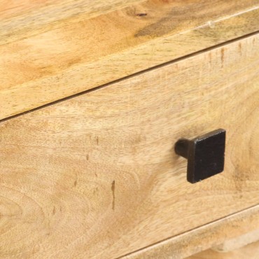 vidaXL Τραπέζι Κονσόλα 115x35x76 cm από Μασίφ Ξύλο Μάνγκο 1 τεμ.