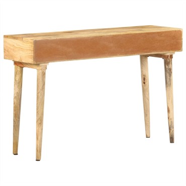vidaXL Τραπέζι Κονσόλα 115x35x76 cm από Μασίφ Ξύλο Μάνγκο 1 τεμ.