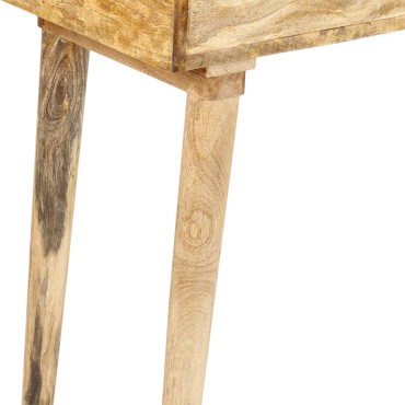 vidaXL Τραπέζι Κονσόλα 115x35x76 cm από Μασίφ Ξύλο Μάνγκο 1 τεμ.