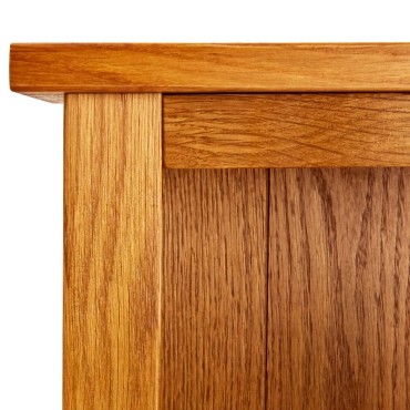 vidaXL Βιβλιοθήκη με 5 Επίπεδα 70x22x140cm από Μασίφ Ξύλο Δρυός 1 τεμ.