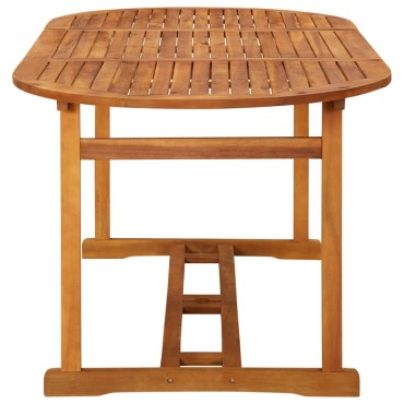 vidaXL Τραπεζαρία Κήπου 180x90x75cm από Μασίφ Ξύλο Ακακίας 1 τεμ.
