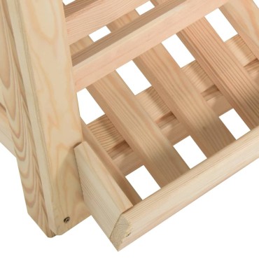 vidaXL Κουτί Αποθήκευσης Λαχανικών 60x40x50 εκ. από Μασίφ Ξύλο Πεύκου