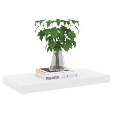 vidaXL Ράφι Τοίχου Δρυς/Άσπρο 50x23x3,8cm MDF 1 τεμ.