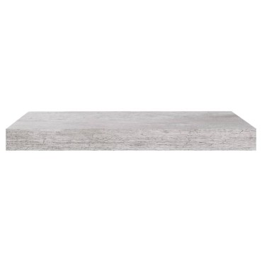 vidaXL Ράφια Τοίχου 4 τεμ. Γκρι Σκυροδέματος 50x23x3,8cm MDF