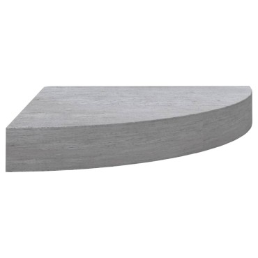 vidaXL Ράφια Τοίχου Γωνιακά 4 τεμ. Δρυς/Λευκό 25x25x3,8cm από MDF