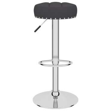 vidaXL Σκαμπό Μπαρ 2 τεμ. Μαύρα Υφασμάτινα 38,5x38,5x(63-83)cm