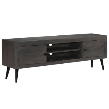 vidaXL Έπιπλο Τηλεόρασης 140x30x45cm από Μασίφ Ξύλο Μάνγκο