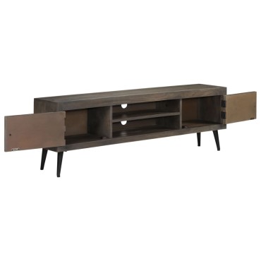 vidaXL Έπιπλο Τηλεόρασης 140x30x45cm από Μασίφ Ξύλο Μάνγκο
