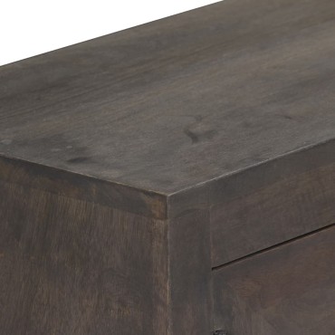vidaXL Έπιπλο Τηλεόρασης 140x30x45cm από Μασίφ Ξύλο Μάνγκο