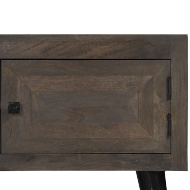 vidaXL Έπιπλο Τηλεόρασης 140x30x45cm από Μασίφ Ξύλο Μάνγκο