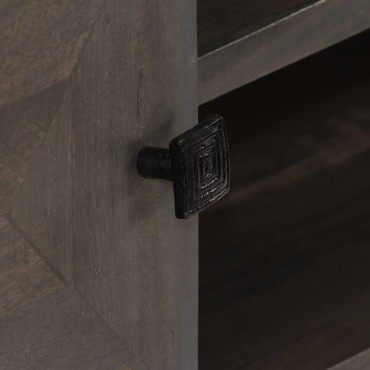 vidaXL Έπιπλο Τηλεόρασης 140x30x45cm από Μασίφ Ξύλο Μάνγκο