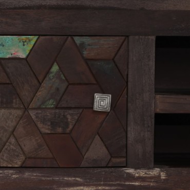 vidaXL Έπιπλο Τηλεόρασης 140x30x45cm από Μασίφ Ανακυκλωμένο Ξύλο