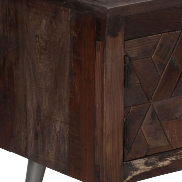 vidaXL Έπιπλο Τηλεόρασης 140x30x45cm από Μασίφ Ανακυκλωμένο Ξύλο