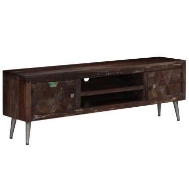 vidaXL Έπιπλο Τηλεόρασης 140x30x45cm από Μασίφ Ανακυκλωμένο Ξύλο
