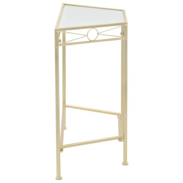 vidaXL Βοηθητικό Τραπέζι Vintage Στιλ Χρυσό 87x34x73cm Μεταλλικό 1 τεμ.