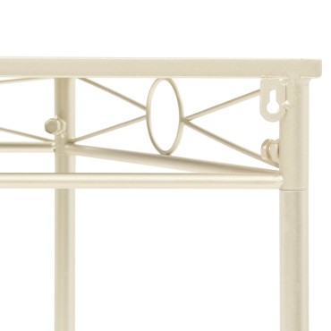 vidaXL Βοηθητικό Τραπέζι Vintage Στιλ Χρυσό 87x34x73cm Μεταλλικό 1 τεμ.