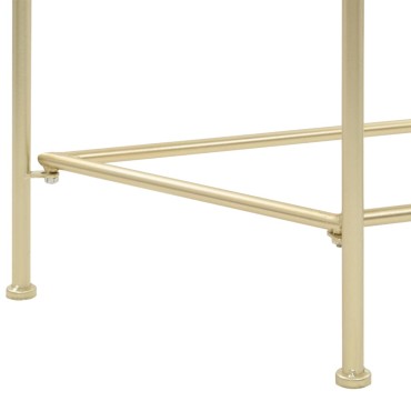 vidaXL Βοηθητικό Τραπέζι Vintage Στιλ Χρυσό 87x34x73cm Μεταλλικό 1 τεμ.