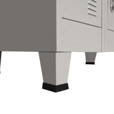 vidaXL Φοριαμός 90x40x180cm Μεταλλικός με 18 Τμήματα 1 τεμ.