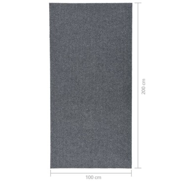 vidaXL Χαλί Διάδρομος / Συλλέκτης Βρωμιάς Γκρι 100x200cm