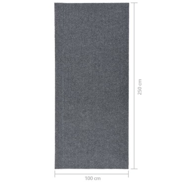 vidaXL Χαλί Διάδρομος / Συλλέκτης Βρωμιάς Γκρι 100x250cm