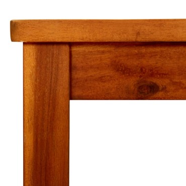 vidaXL Τραπεζάκι Σαλονιού Κήπου 85x85x45cm Μασίφ Ξύλο Ακακίας 1 τεμ.