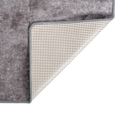 vidaXL Χαλί Πλενόμενο Αντιολισθητικό Γκρι 80x300cm