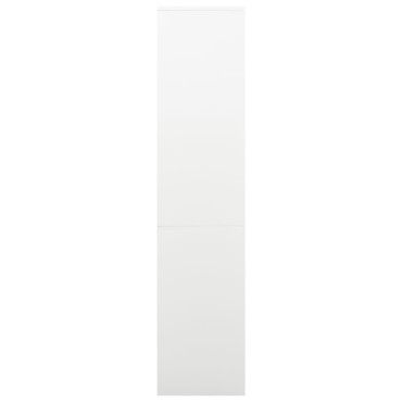 vidaXL Ντουλάπα Γραφείου 90x40x180cm Λευκή Ατσάλινη 1 τεμ.
