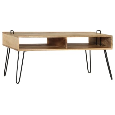 vidaXL Τραπεζάκι Σαλονιού 100x60x45cm από Μασίφ Ξύλο Μάνγκο 1 τεμ.