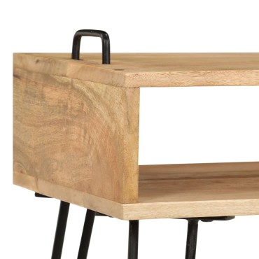 vidaXL Τραπεζάκι Σαλονιού 100x60x45cm από Μασίφ Ξύλο Μάνγκο 1 τεμ.