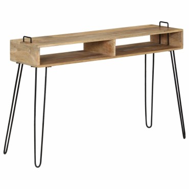vidaXL Τραπέζι Κονσόλα 115x35x76cm από Μασίφ Ξύλο Μάνγκο 1 τεμ.