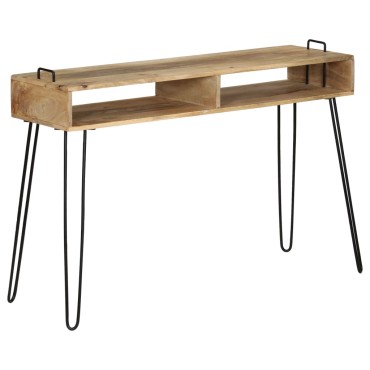 vidaXL Τραπέζι Κονσόλα 115x35x76cm από Μασίφ Ξύλο Μάνγκο 1 τεμ.