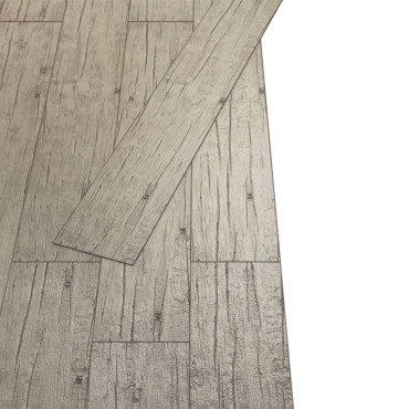 vidaXL Δάπεδο Αυτοκόλλητο Washed Oak 5,21 μ² / 2 χιλ. από PVC