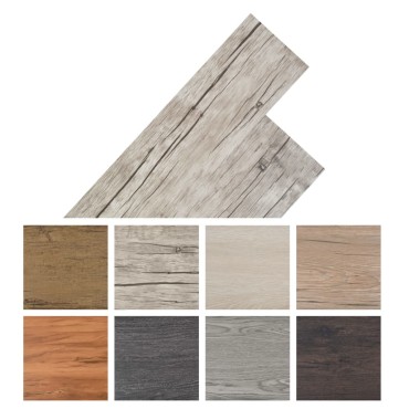 vidaXL Δάπεδο Αυτοκόλλητο Washed Oak 5,21 μ² / 2 χιλ. από PVC