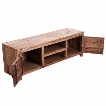 vidaXL Έπιπλο Τηλεόρασης 120 x 35 x 40 εκ. από Μασίφ Ξύλο Ακακίας