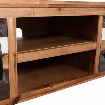 vidaXL Έπιπλο Τηλεόρασης 120 x 35 x 40 εκ. από Μασίφ Ξύλο Ακακίας