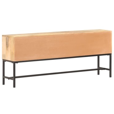 vidaXL Κονσόλα 145x30x60cm από Μασίφ Ξύλο Μάνγκο 1 τεμ.