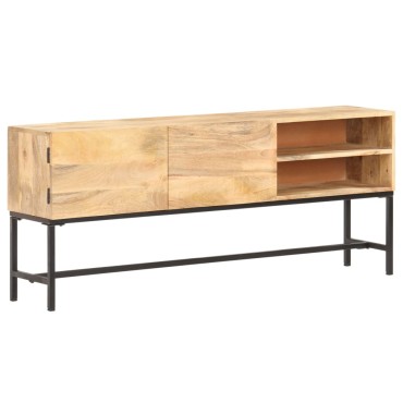 vidaXL Κονσόλα 145x30x60cm από Μασίφ Ξύλο Μάνγκο 1 τεμ.