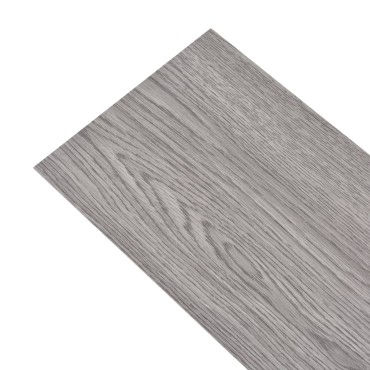 vidaXL Δάπεδο Αυτοκόλλητο Σκούρο Γκρι 5,21 μ² / 2 χιλ. από PVC