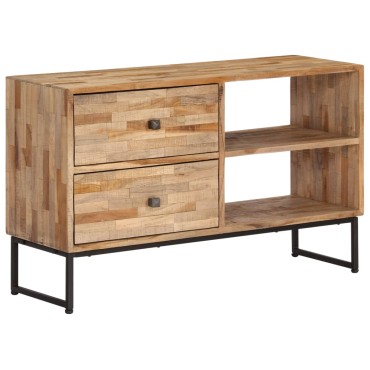 vidaXL Έπιπλο Τηλεόρασης 90x30x55cm από Ανακυκλωμένο Ξύλο Teak